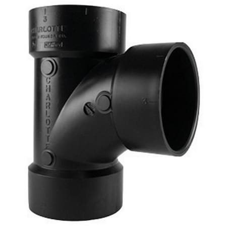 Charlotte Pipe And Foundry ABS004001000HA 3 in. ABS-DWV Sanitary Tee 41795